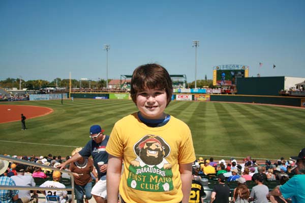 Club kid at 2017 Spring Training