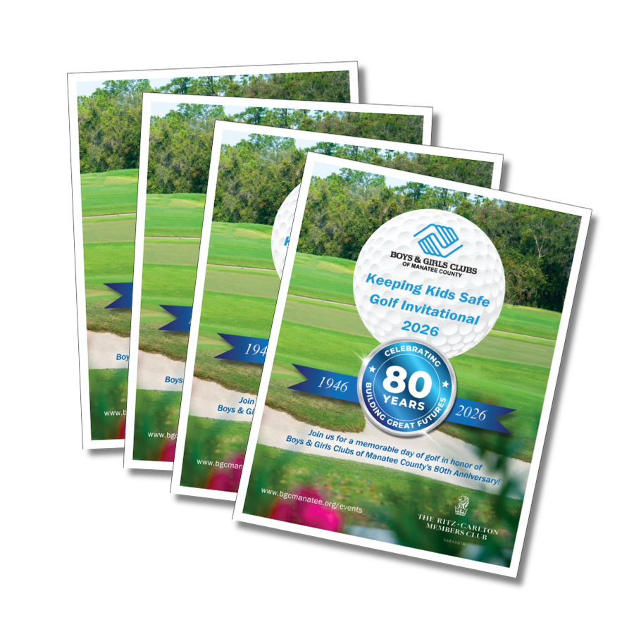 Image of fanned golf packets Image of golf packets