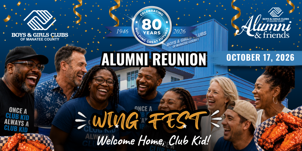 Alum Reunion Website homepage Alumni Reunion Wing Fest graphic